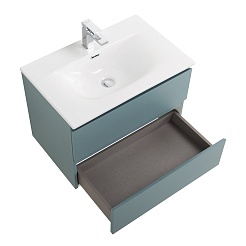 BelBagno Тумба с раковиной Kraft 39-70 подвесная Голубой матовый с раковиной BB-8099-3-70 – фотография-8